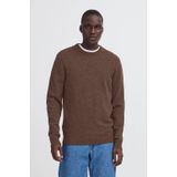 Blend - Gebreide Trui - Donkerbruin - Wol