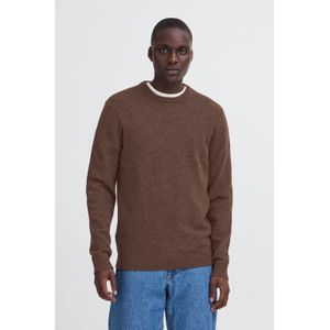 Blend - Gebreide Trui - Donkerbruin - Wol