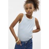 VERO MODA GIRL mouwloze top lichtblauw