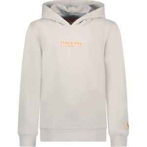 TYGO & vito hoodie Hugo met logo lichtgrijs