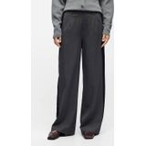 Object - Objlisa Wide Pant - Damesbroek - Grijs - Wide Leg