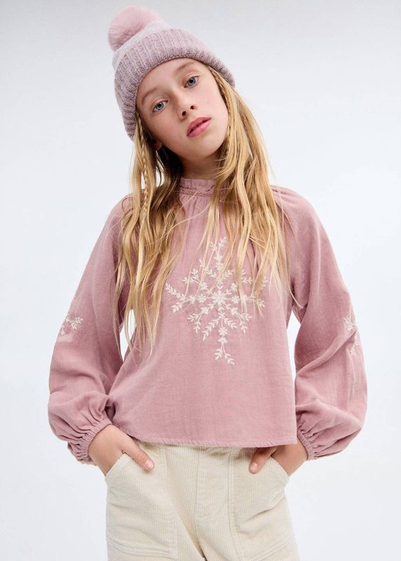 Mango Kids blousetop roze