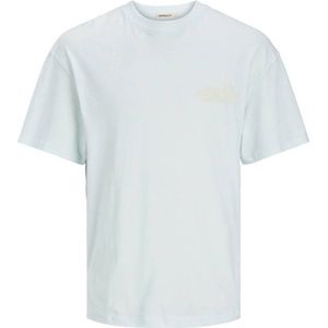 JACK & JONES ORIGINALS T-shirt JORNOTO met backprint lichtblauw
