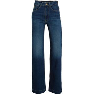 Lois high waist wide leg jeans Rosa dark blue denim