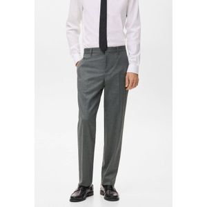 Mango Man straight chino grijs