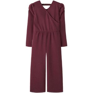 Jumpsuit - Lange Mouwen - Zware Jersey - Pofmouwen - Glitter Detail