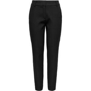 ONLY high waist slim fit pantalon ONLVERONICA-ELLY van gerecycled polyester zwart