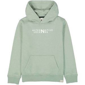 Garcia hoodie met tekst mintgroen