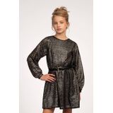 NIK&NIK A-lijn jurk met pailletten zwart