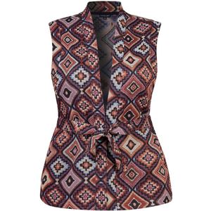 Exxcellent gilet Avella met all over print multi