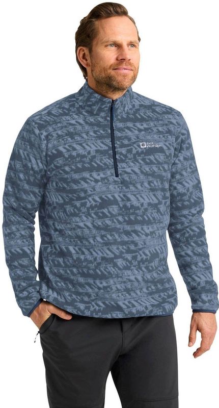 Jack Wolfskin - BIG SKY HZ M - Fleecetrui - Midnight Sky - 100% Polyester