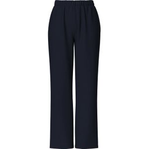 PIECES high waist wide leg sweatpants PCCHILLI donkerblauw