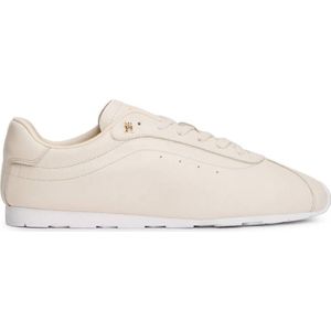Tommy Hilfiger leren sneakers ecru