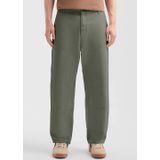 Q/S by s.Oliver - Straight Leg Loose Fit Jeans - Donkergroen