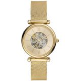 Fossil horloge ME3250 Carlie goudkleurig