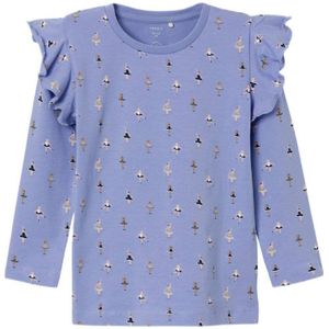 NAME IT MINI longsleeve NMFTUT met biologisch katoen lila