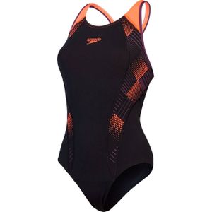 Speedo Endurance+ MAX sportbadpak Laneback zwart/oranje