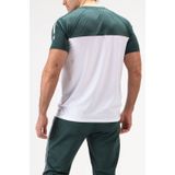 Sjeng Sports sportshirt Coster wit/donkergroen