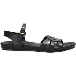 Fred de la Bretoniere Clover Dua leren sandalen zwart