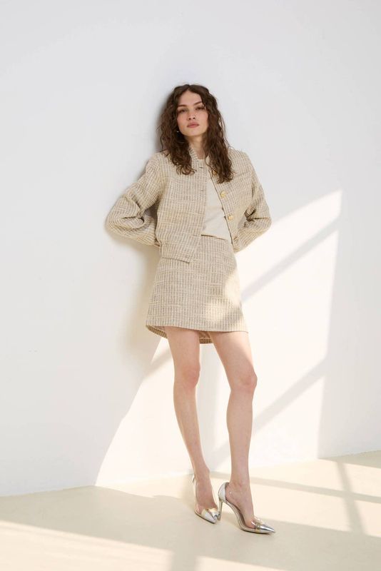 JOSH V korte rok ecru