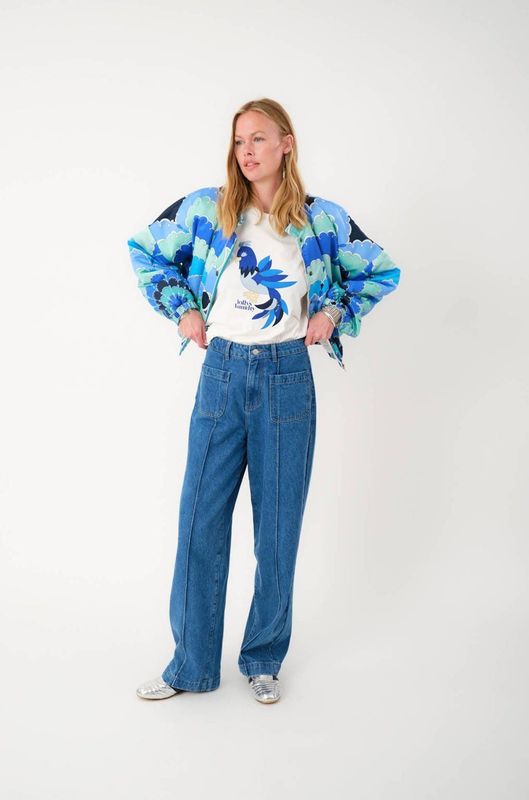 Lollys laundry bomberjack blauw