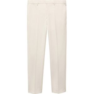 Mango Man slim fit pantalon ecru