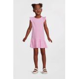 NAME IT KIDS A-lijn jurk roze/wit