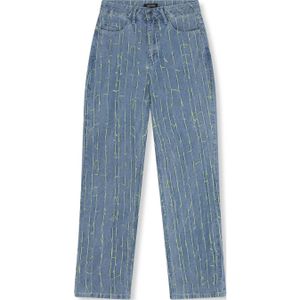 Refined Department high waist wide leg jeans light blue denim