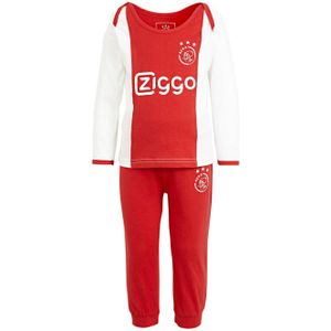 Ajax baby pyjama rood/wit