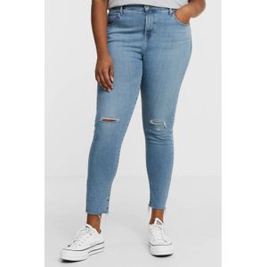 Levi's Plus 721 high waist skinny jeans light denim