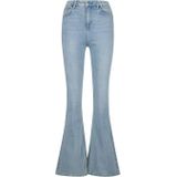 America Today high waist flared jeans light blue denim