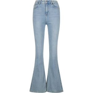 America Today high waist flared jeans light blue denim