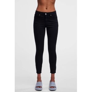 PIECES skinny jeans PCDELLY zwart