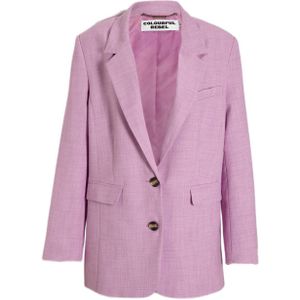 Colourful Rebel rechtvallende blazer Gemma roze