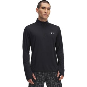Under Armour hardloopshirt Launch 1/4 ZIP zwart / reflecterend