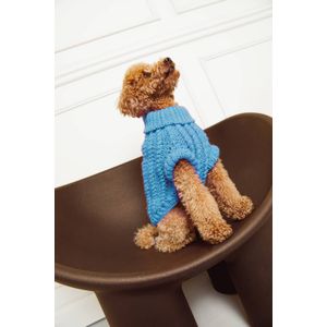 Dogguo Hondentrui S (25x19cm) - SOLID SWEATER BLUE