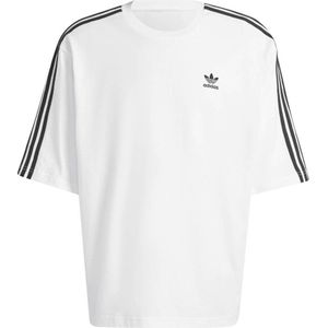 adidas Originals oversized T-shirt wit/zwart