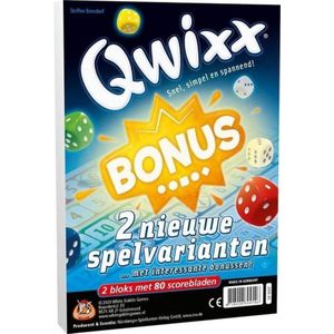 Qwixx Bonus Dobbelspel - 2 nieuwe varianten voor nog meer spelplezier - Leeftijd 8+ - Aantal spelers 2-4