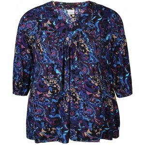 Zhenzi top met all over print multi