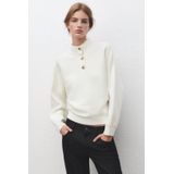 Mango pullover ecru