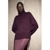 MANGO - ROGER - Trui - Bourgogne - Lange Mouw - Normale Pasvorm