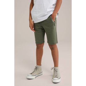 WE Fashion sweatshorts groen