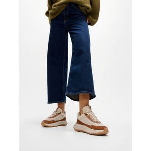 FitFlop - F-Mode Flow Shearling Mix - Sneakers - Cream Mix