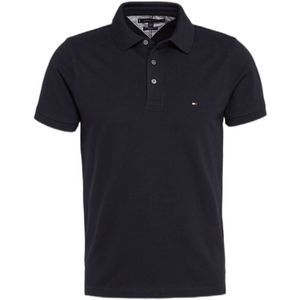 Tommy Hilfiger slim fit polo Core 1985 donkerblauw