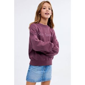 Mango Kids sweater paars