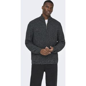 Only & Sons - Gebreide Trui - Troyerkraag - Normale Snit