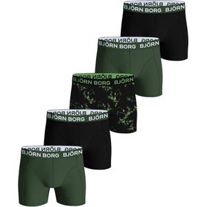 Björn Borg boxershort CORE- set van 7 groen/zwart