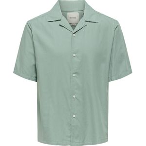 ONLY & SONS casual overhemd groen