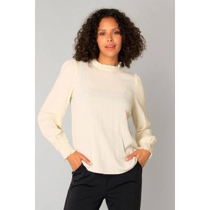 YEST - Ocean Essential Tops - Sandy White - Longsleeve