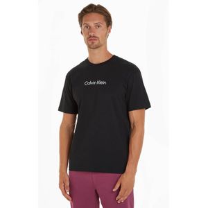 Calvin Klein regular fit T-shirt van biologisch katoen ck black